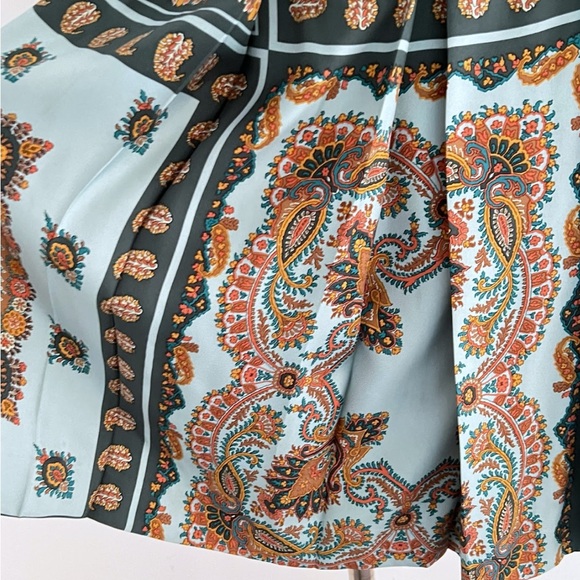 【関税&送料込】Etro Skirt With White Blue Paisley Print Paisley cotton maxi skirt in blue - Etro | Mytheresa
